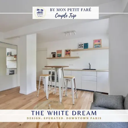 Le Reve Blanc -lumineux & Cosy- Independant Apartment Paris
