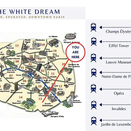 Appartement Le Reve Blanc -lumineux & Cosy- Independant